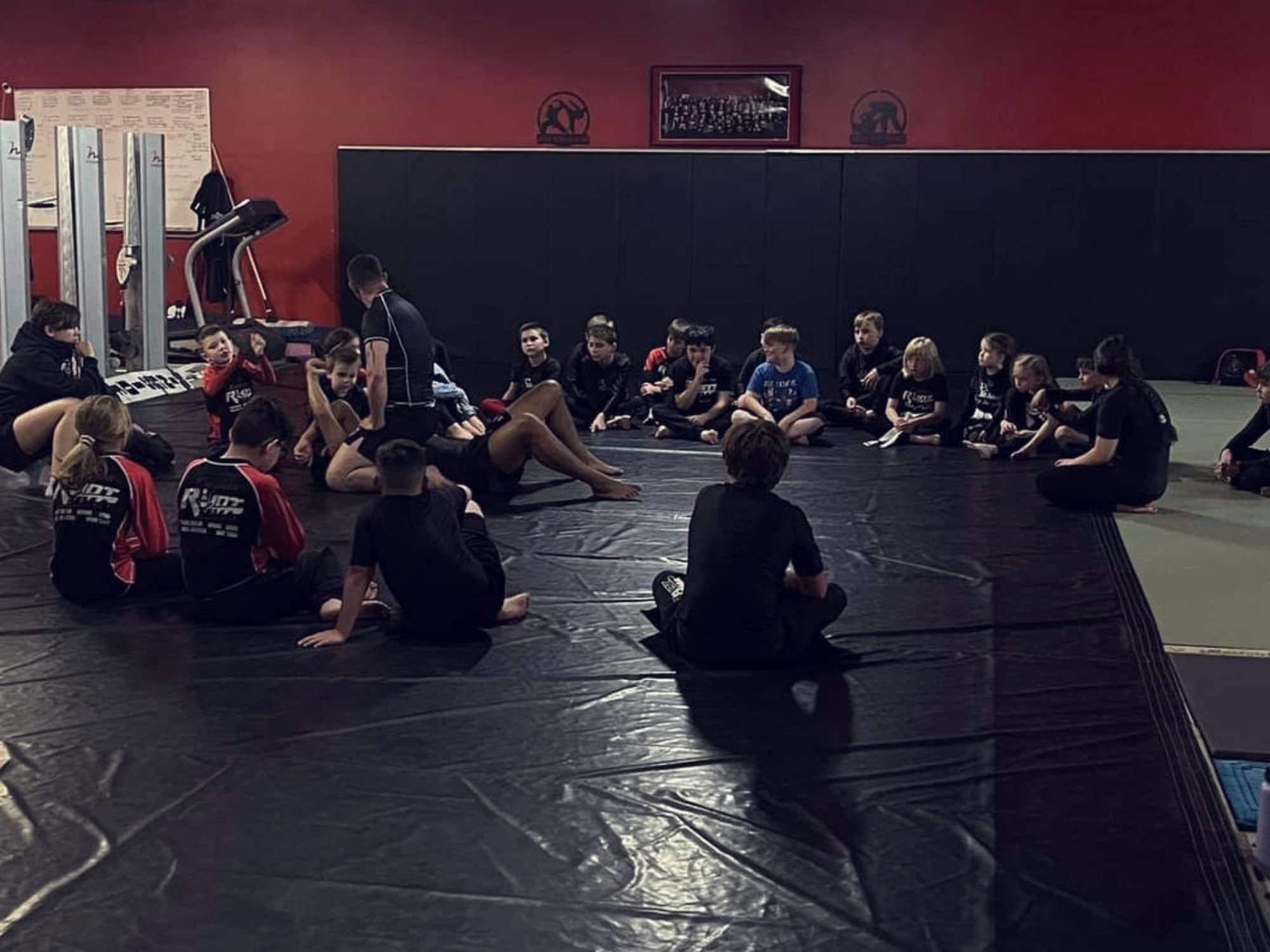 Class in session with coaches